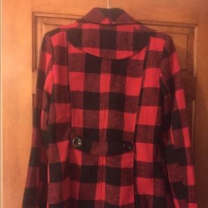 Buffalo plaid jacket Never Worn!